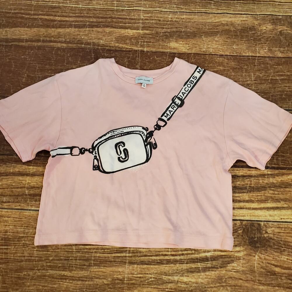 Marc Jacobs Snapshot Camera Bag short sleeve Tshirt Size 10